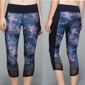Lululemon Luxtreme Lucky Crop Full-On leggings fitness tights yoga women size 2